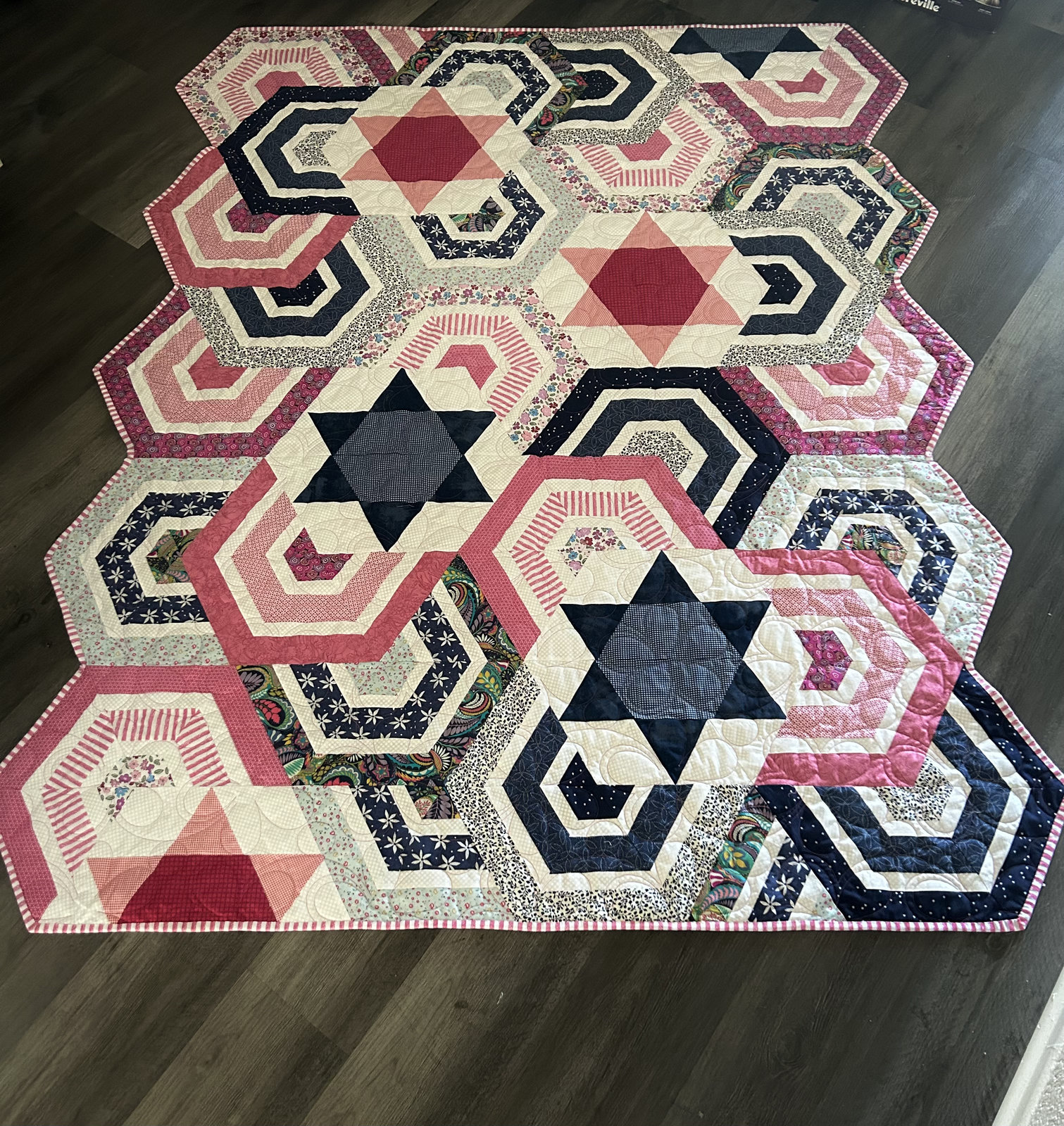 Custom quilt by Rena Bean Creations