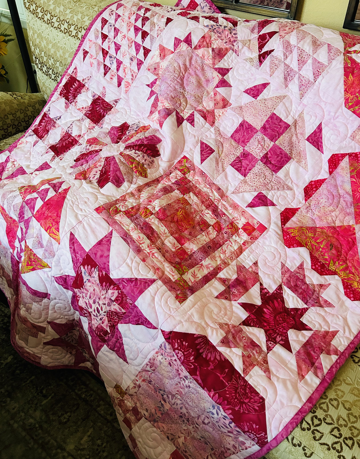 Custom quilt by Rena Bean Creations