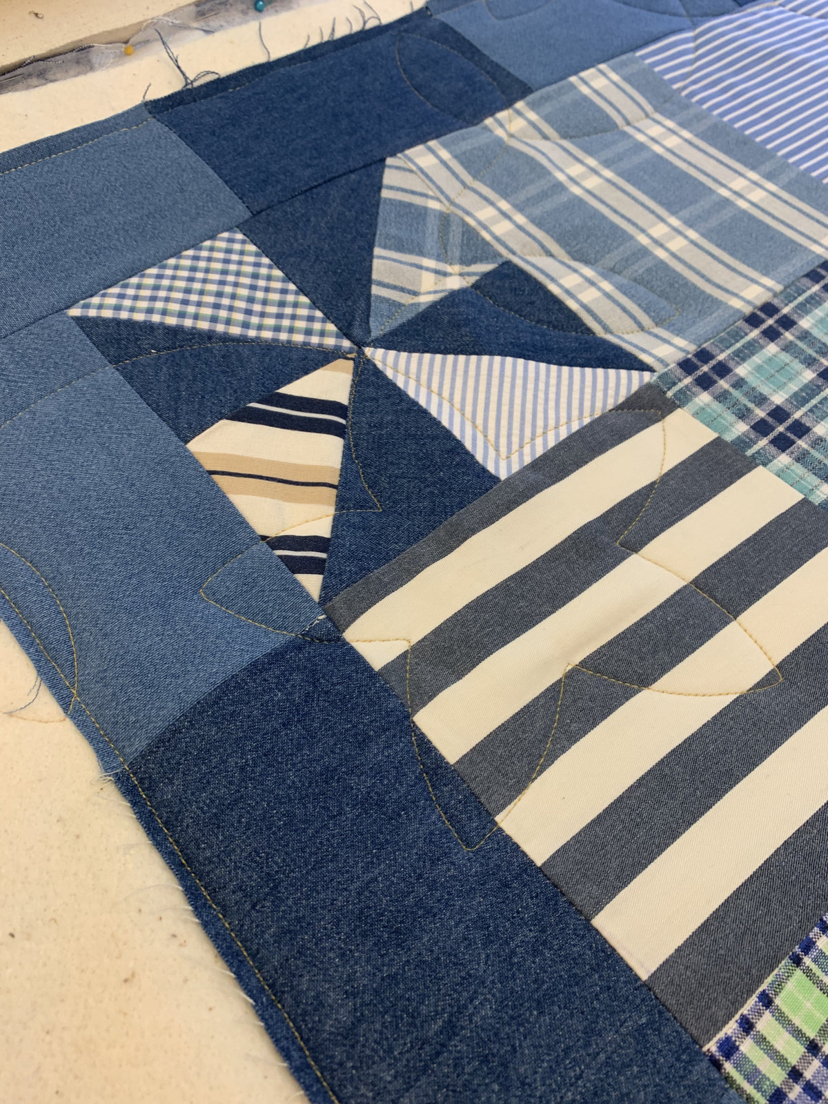 Memory quilt by Rena Bean Creations