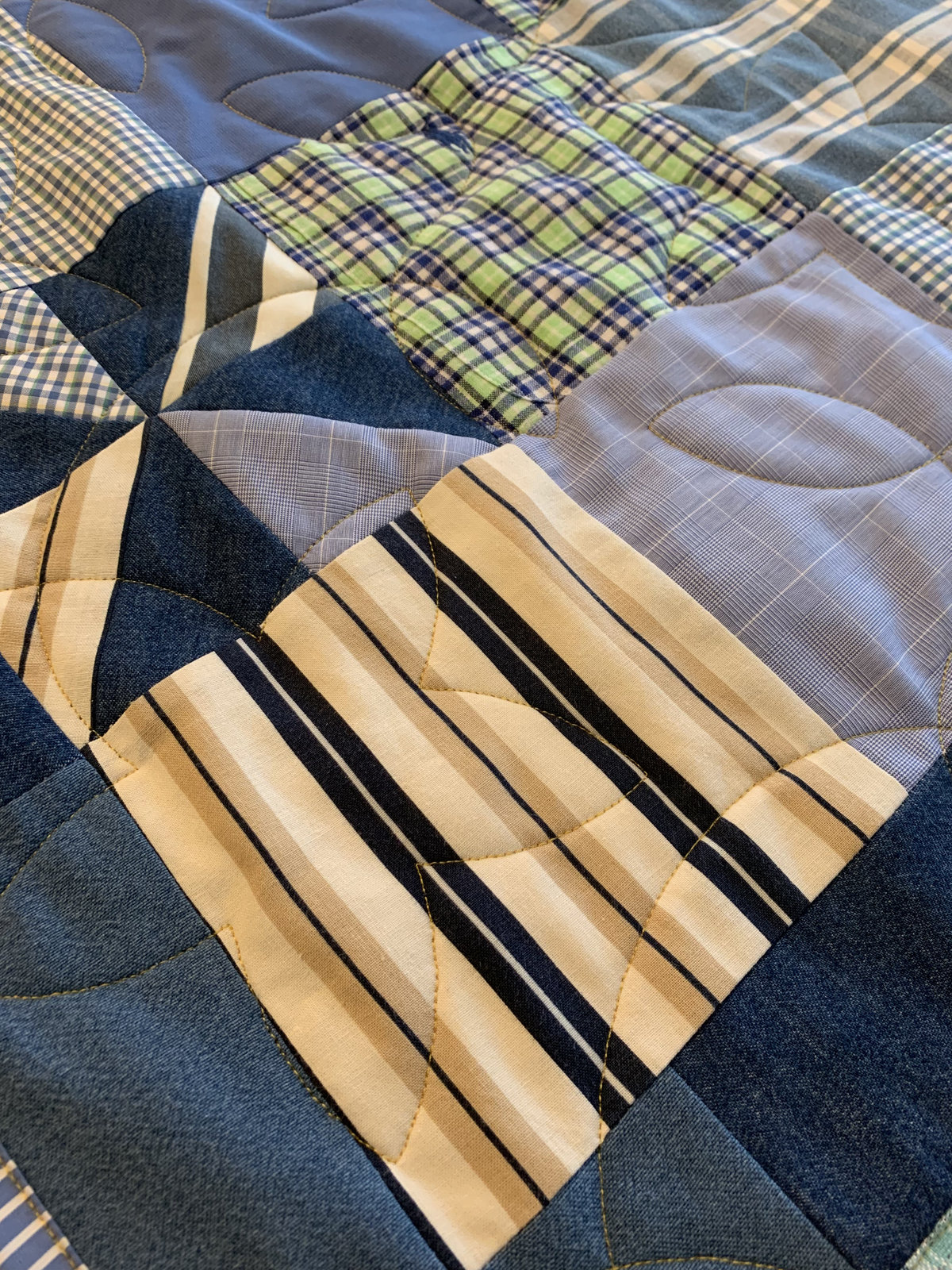 Memory quilt by Rena Bean Creations
