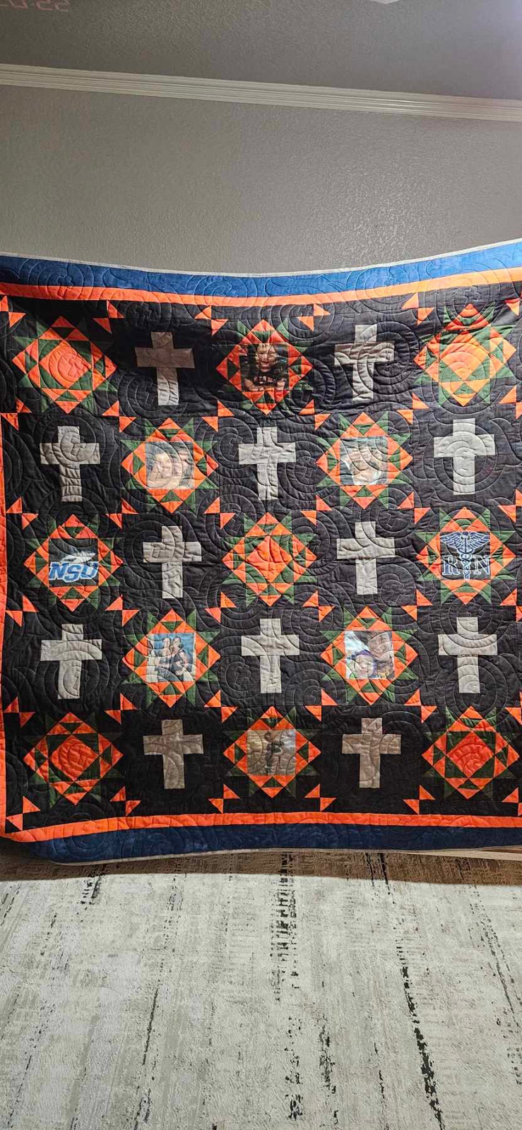 Memory quilt by Rena Bean Creations