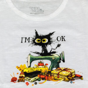 I'm OK cat - Rena Bean Creations