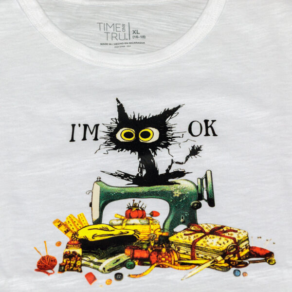 I'm OK cat - Rena Bean Creations